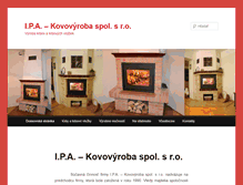Tablet Screenshot of kovipa.sk